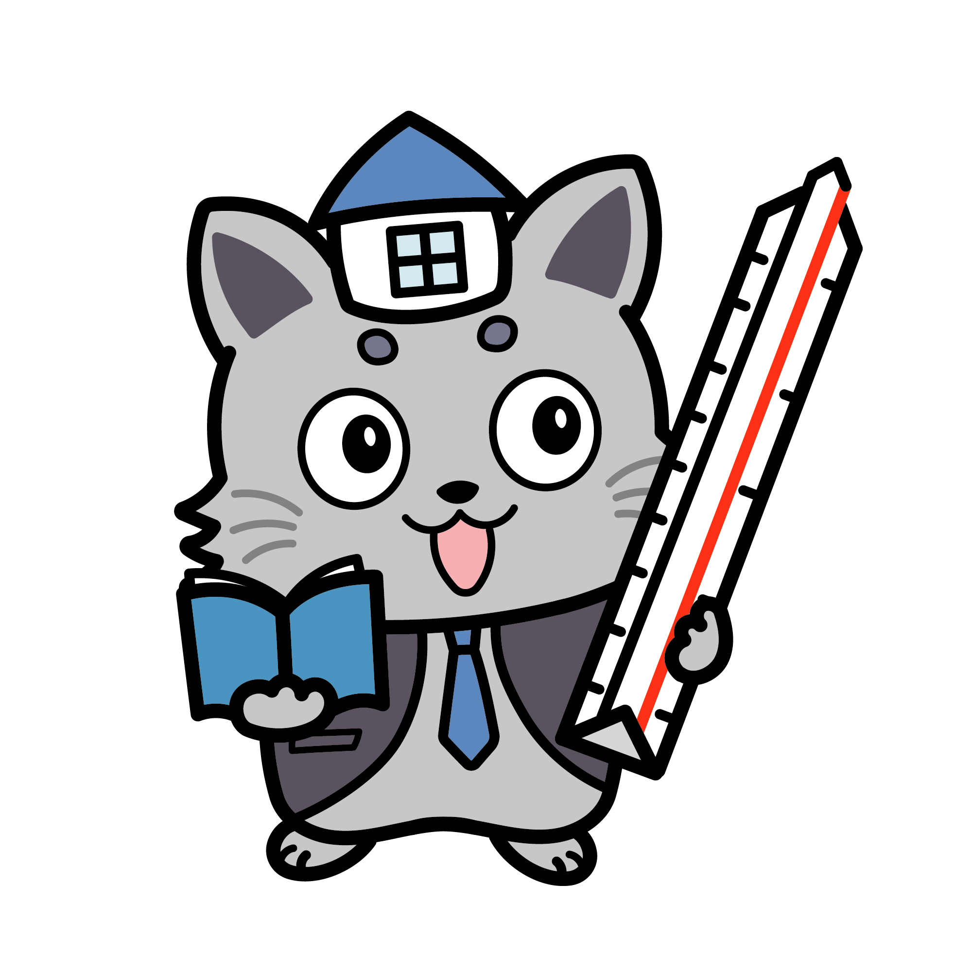 10問チャレンジを応援するKentoくん